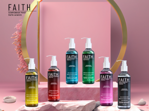 Faith Co USDA Organic Liquid Soap 6 Variety Pack For Bath Body & Hands