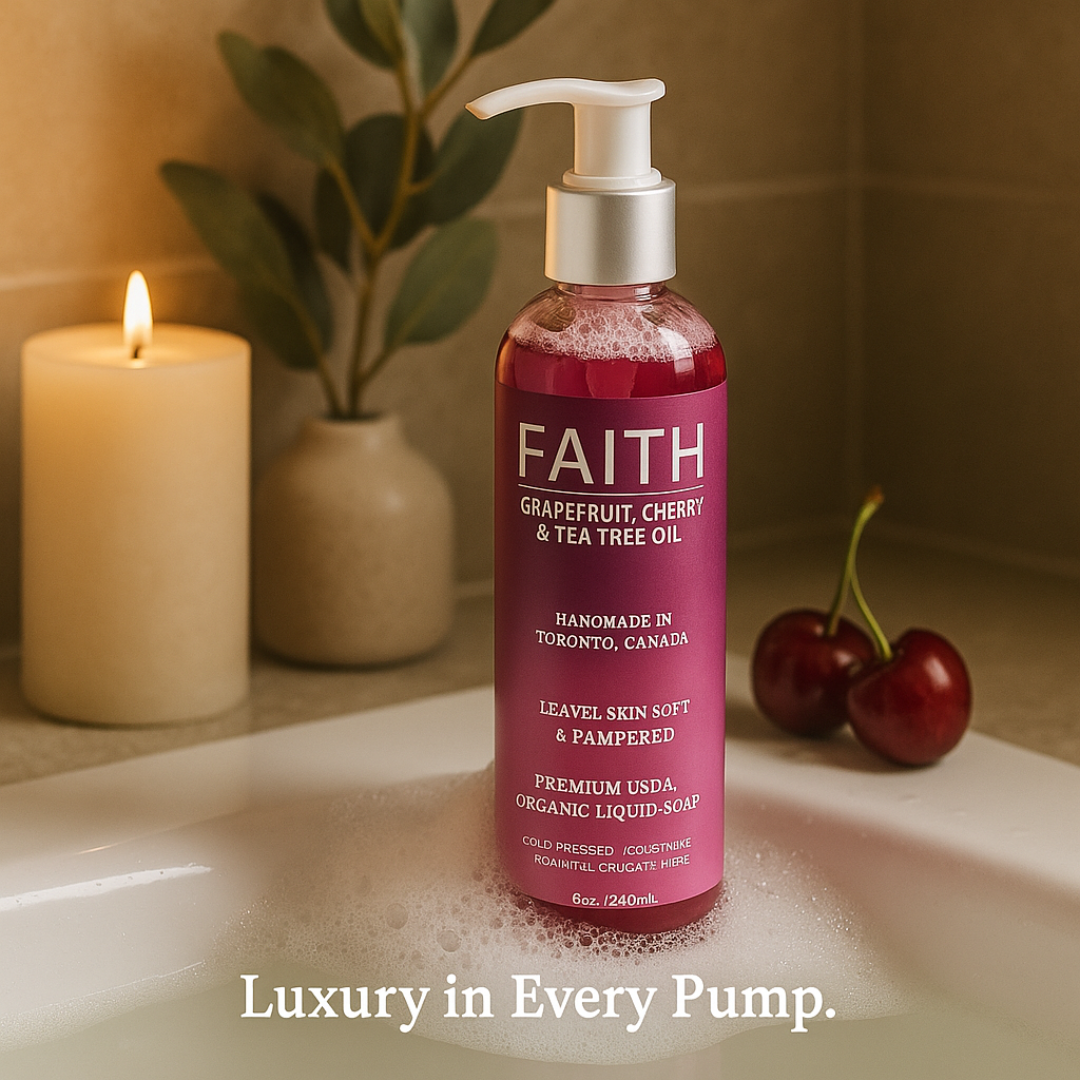 Grapefruit, Cherry & Organic Tea Tree Body Wash (6-Pack)