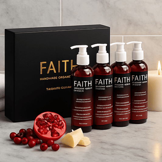 Pomegranate, Cranberry & Organic Shea Butter Body Wash (6 - Pack) - Faith Co.