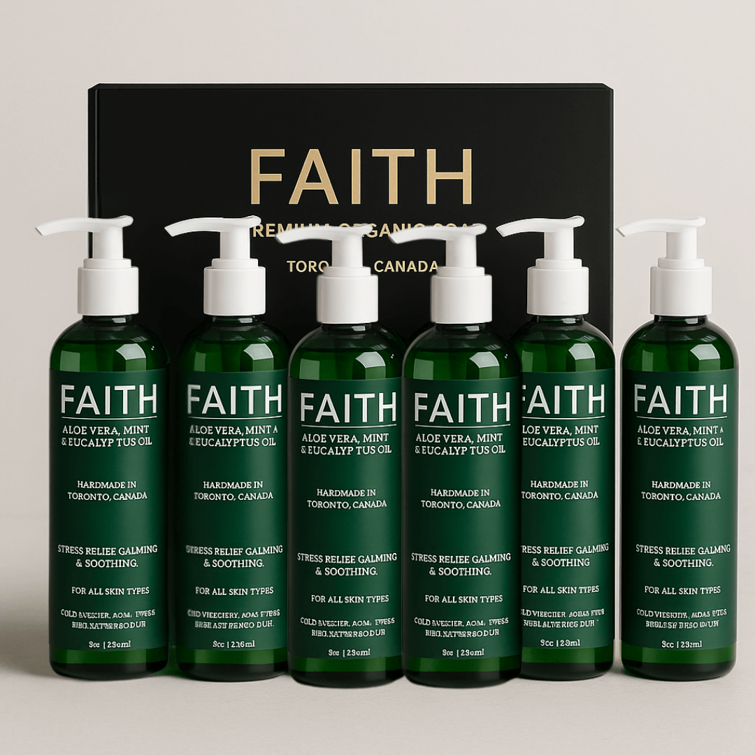 Aloe Vera, Mint & Eucalyptus Oil Body Wash (6 - Pack) - Faith Co.