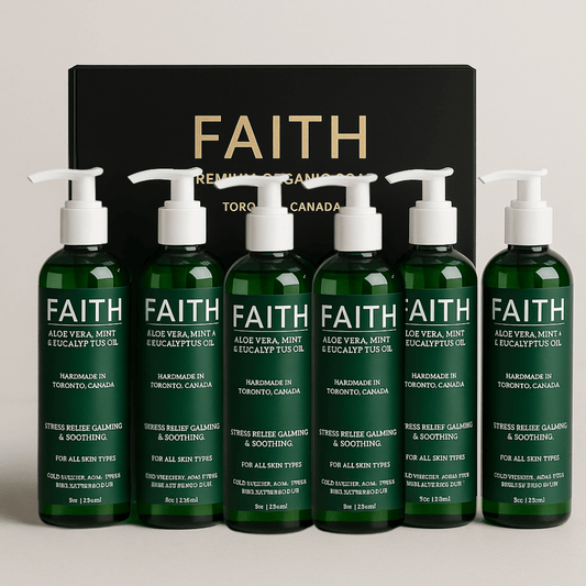 Aloe Vera, Mint & Eucalyptus Oil Body Wash (6 - Pack) - Faith Co.