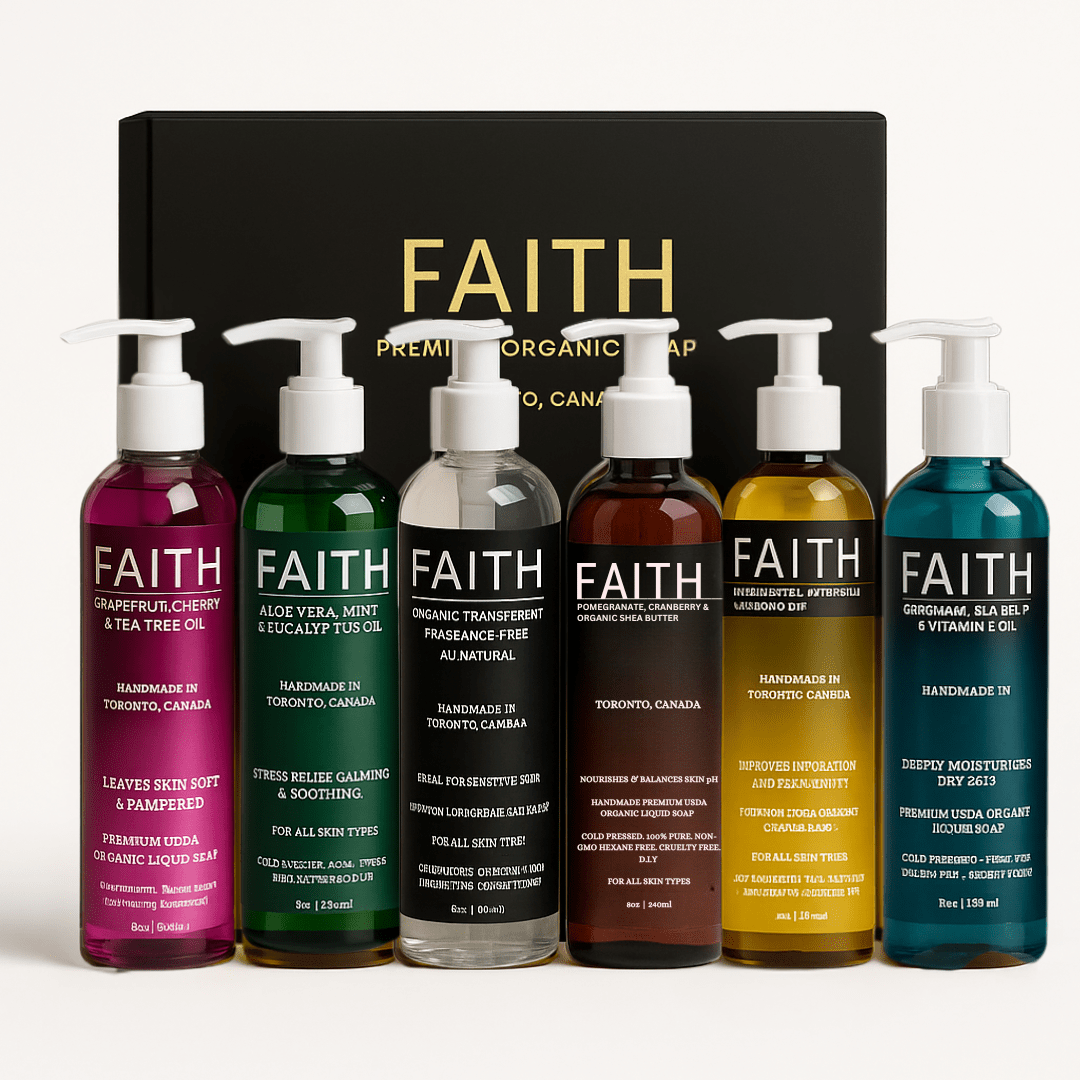 Botanical Organic Variety Pack (6 - Pack) - Faith Co.
