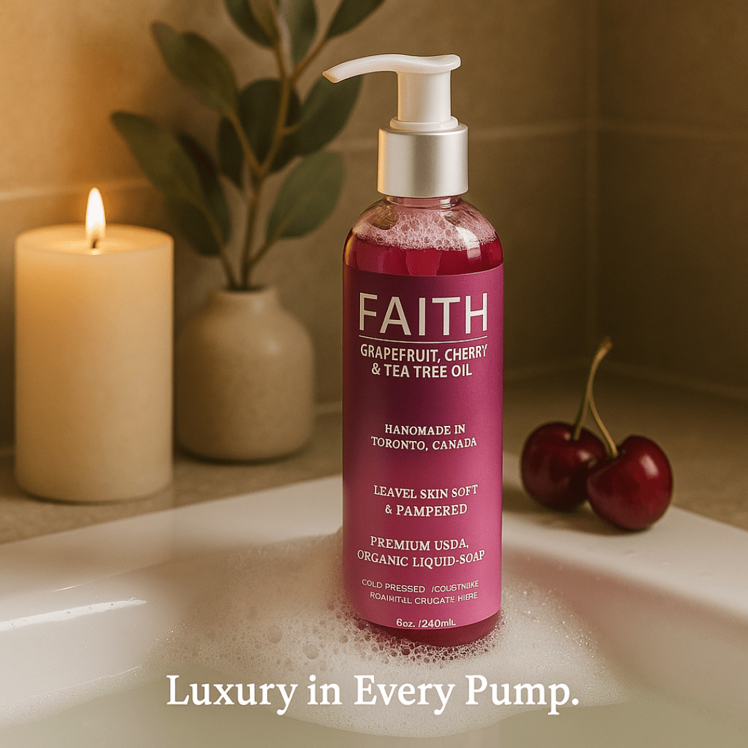Grapefruit, Cherry & Organic Tea Tree Body Wash (6 - Pack) - Faith Co.