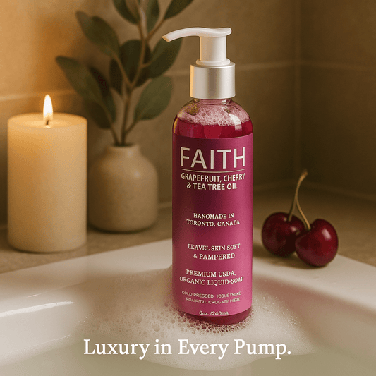 Grapefruit, Cherry & Organic Tea Tree Body Wash (6 - Pack) - Faith Co.