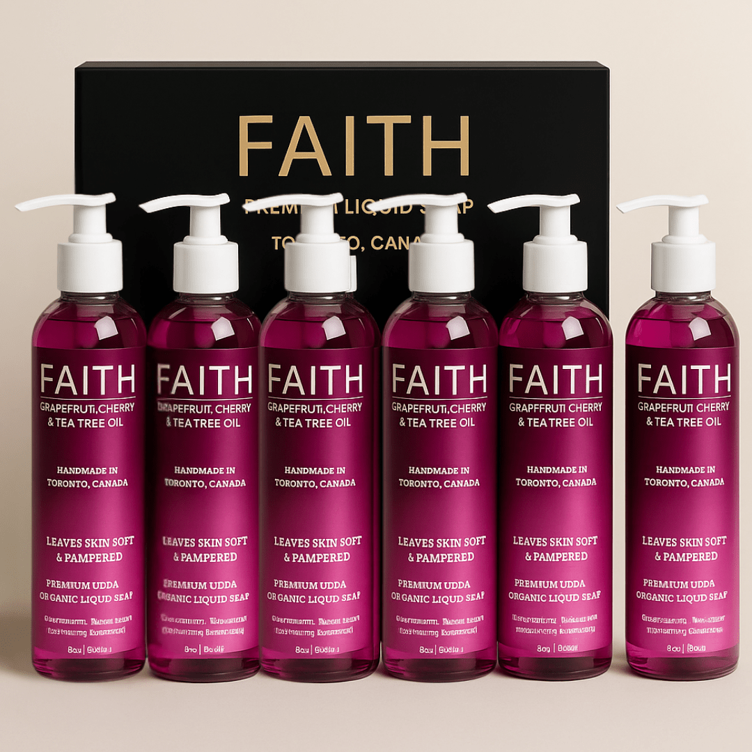 Grapefruit, Cherry & Organic Tea Tree Body Wash (6 - Pack) - Faith Co.