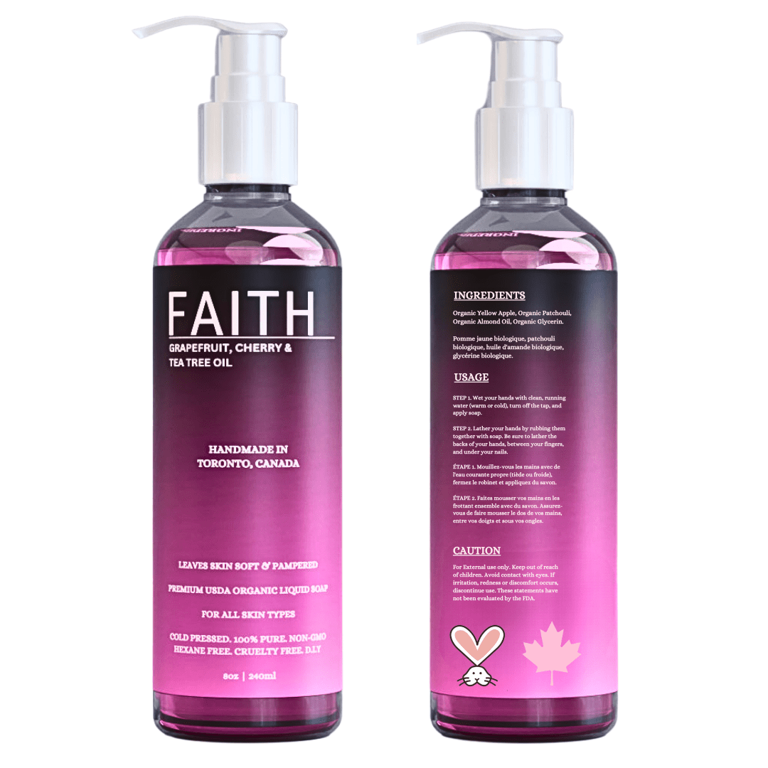 Grapefruit, Cherry & Organic Tea Tree Body Wash (6 - Pack) - Faith Co.