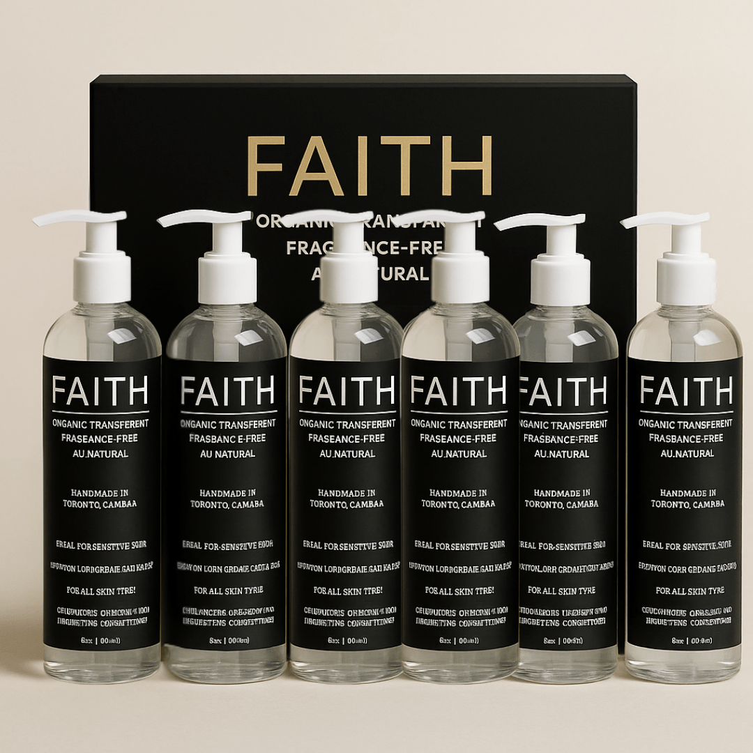 Organic Au Natural – Fragrance - Free Body Wash (6 - Pack) - Faith Co.