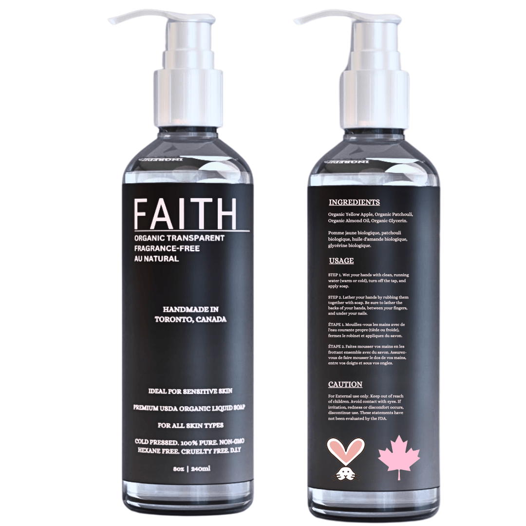 Organic Au Natural – Fragrance - Free Body Wash (6 - Pack) - Faith Co.
