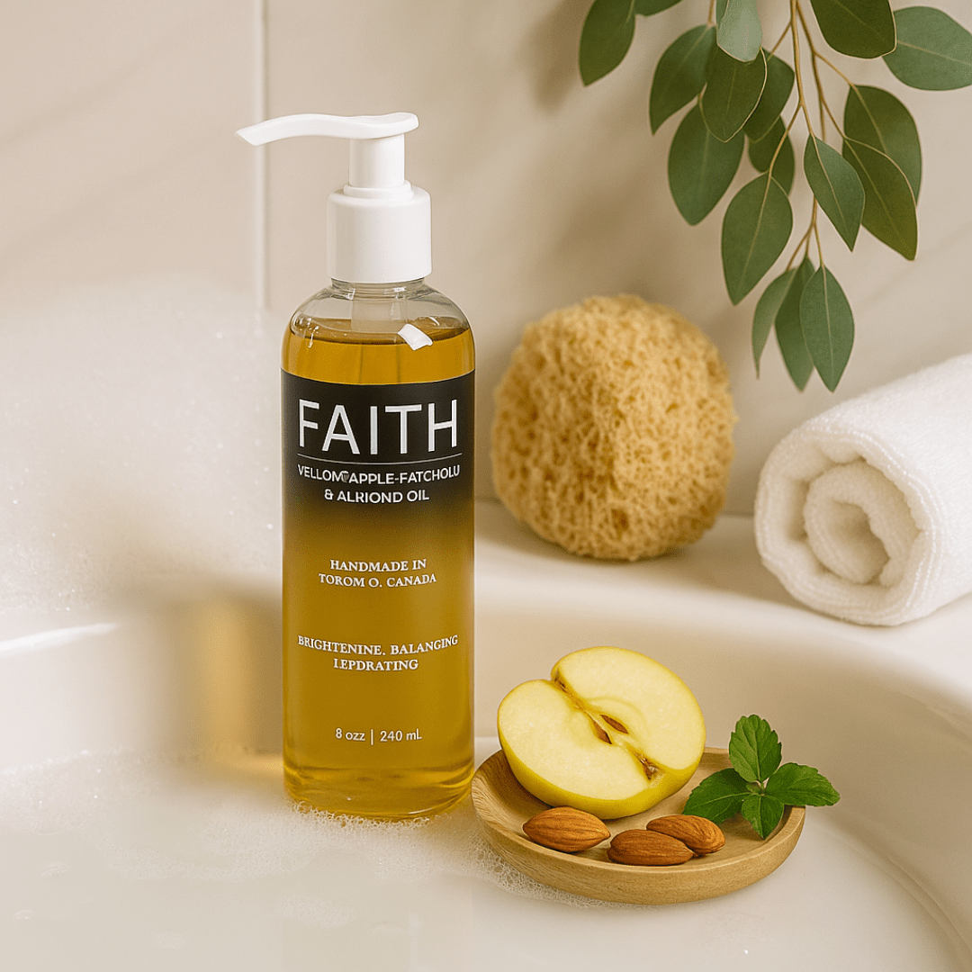 Yellow Apple, Patchouli & Organic Almond Oil Body Wash (6 - Pack) - Faith Co.