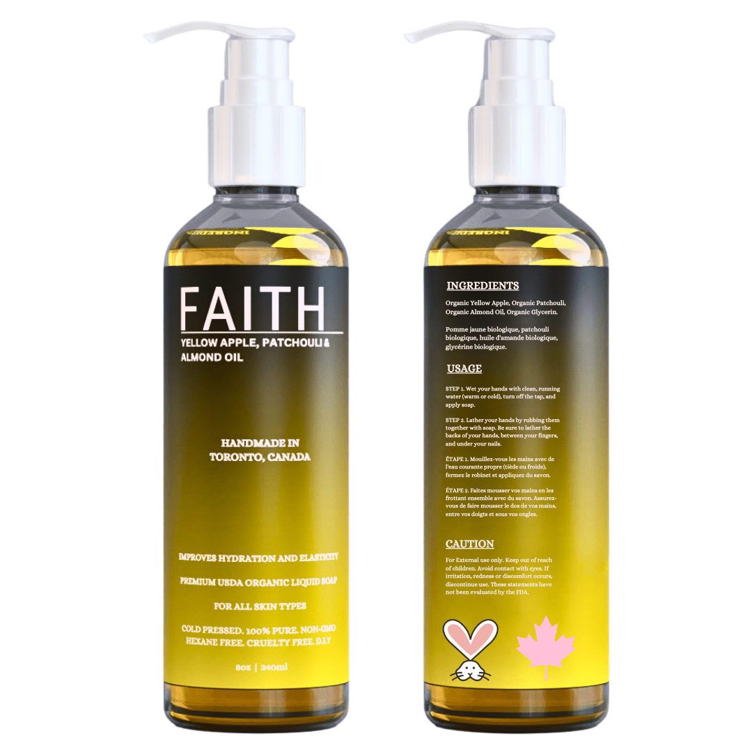 Yellow Apple, Patchouli & Organic Almond Oil Body Wash (6 - Pack) - Faith Co.