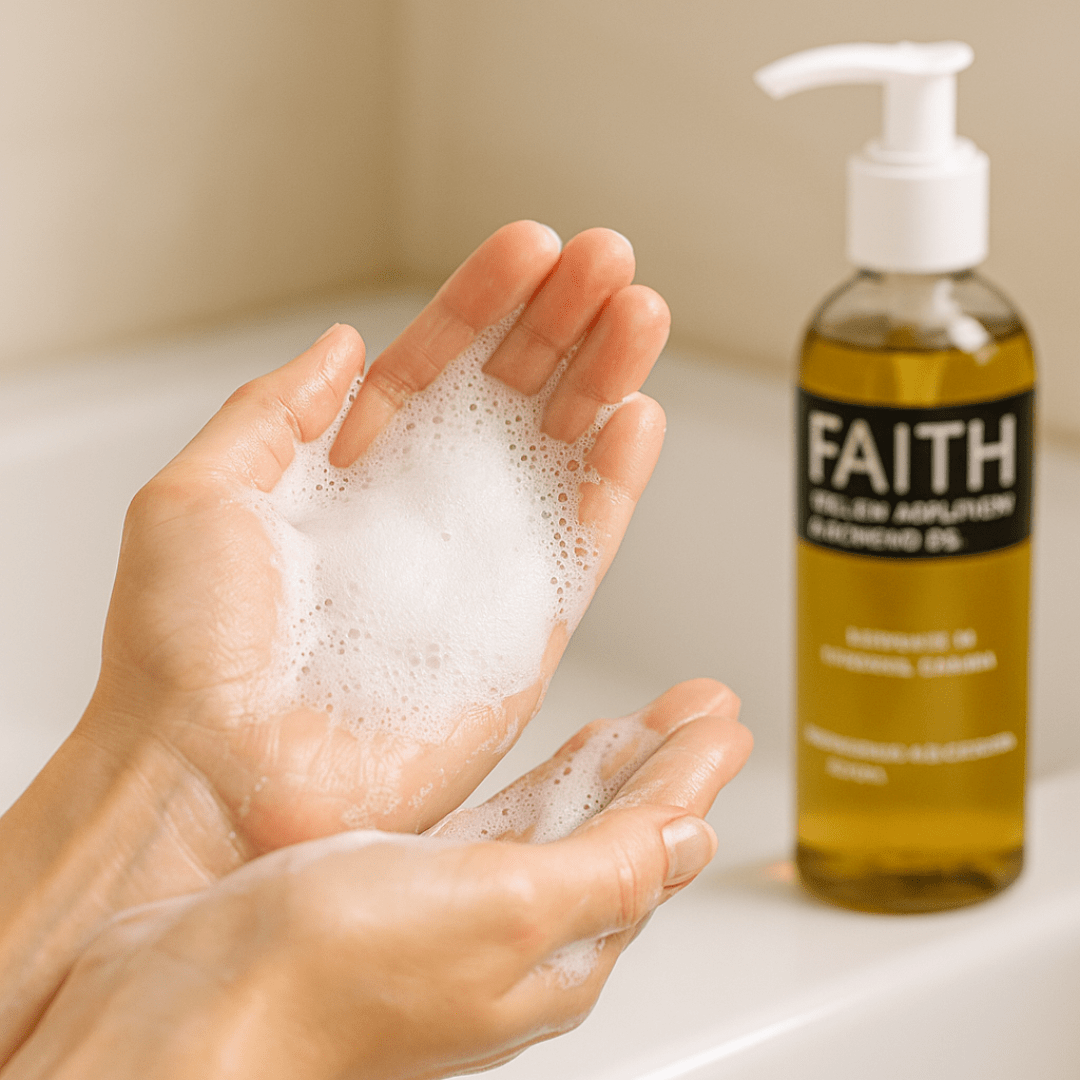 Yellow Apple, Patchouli & Organic Almond Oil Body Wash (6 - Pack) - Faith Co.
